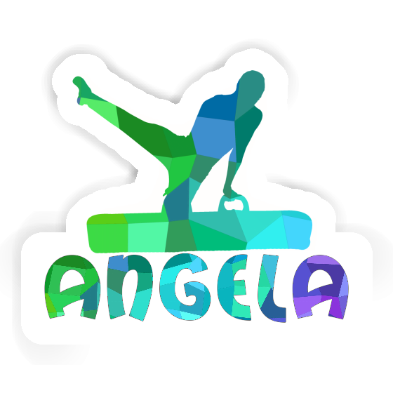 Sticker Gymnast Angela Notebook Image