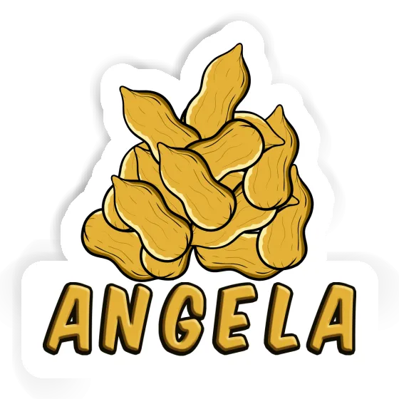 Angela Sticker Erdnuss Laptop Image