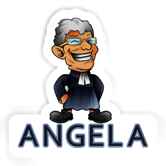 Angela Autocollant Prêtre Image