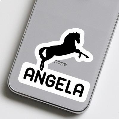 Pferd Aufkleber Angela Laptop Image