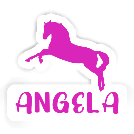 Angela Sticker Horse Notebook Image