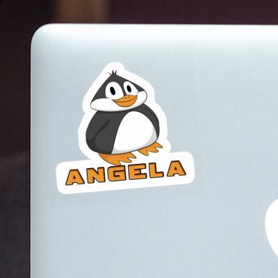 Aufkleber Angela Pinguin Laptop Image