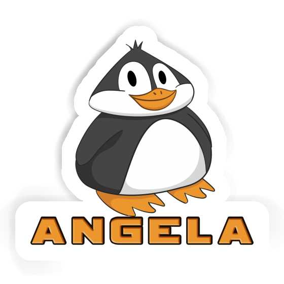 Aufkleber Angela Pinguin Laptop Image