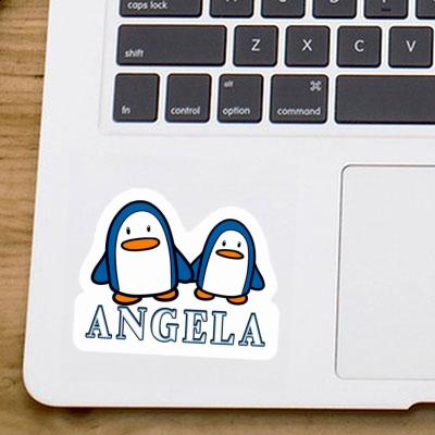 Penguin Sticker Angela Notebook Image