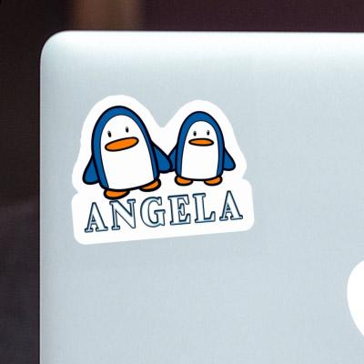 Sticker Angela Pinguin Laptop Image