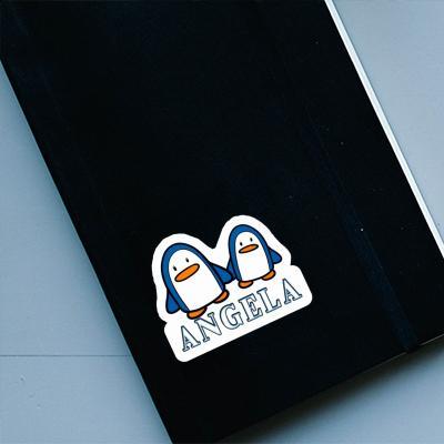 Sticker Angela Pinguin Notebook Image
