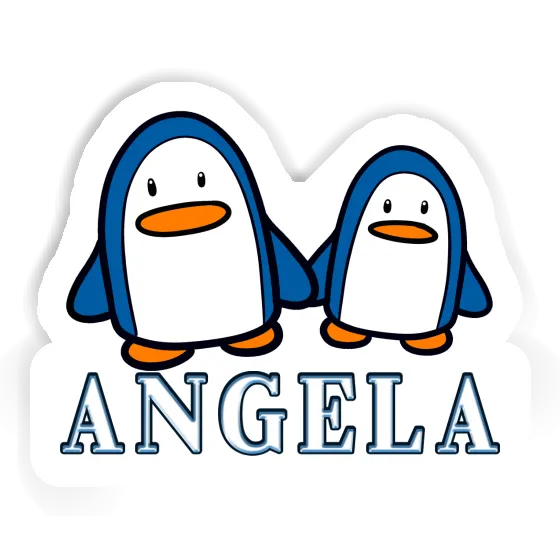 Autocollant Pingouin Angela Laptop Image