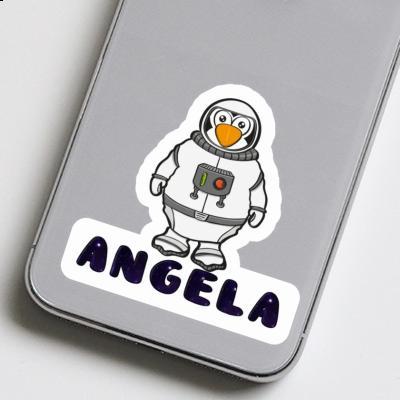 Astronaut Aufkleber Angela Laptop Image