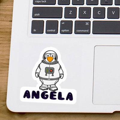 Sticker Angela Astronaut Notebook Image