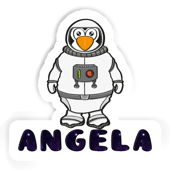 Sticker Angela Astronaut Notebook Image