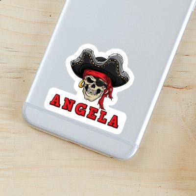 Aufkleber Pirat Angela Notebook Image