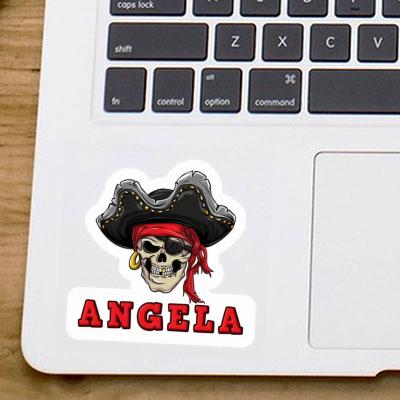 Aufkleber Pirat Angela Notebook Image