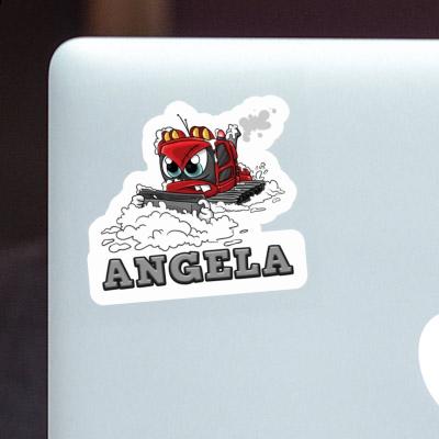Sticker Angela Snow groomer Laptop Image