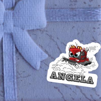 Sticker Angela Snow groomer Gift package Image