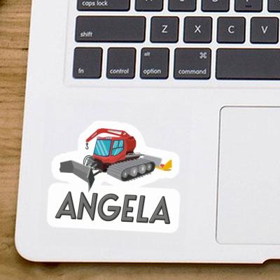Sticker Pistenraupe Angela Laptop Image