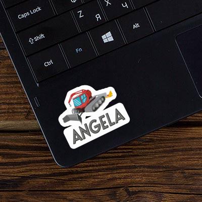 Sticker Angela Snowcat Gift package Image