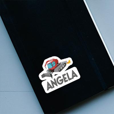 Sticker Pistenraupe Angela Notebook Image