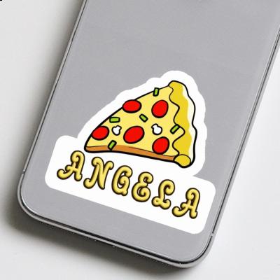 Sticker Angela Slice of Pizza Image