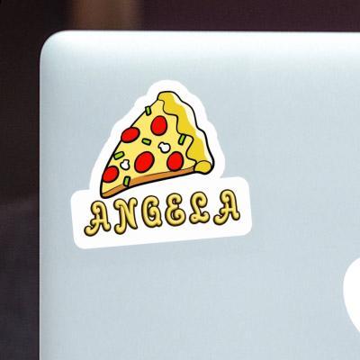 Pizza Sticker Angela Notebook Image