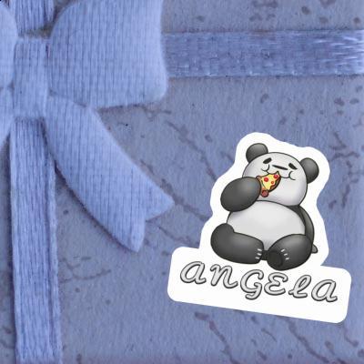 Angela Sticker Pizza Panda Notebook Image