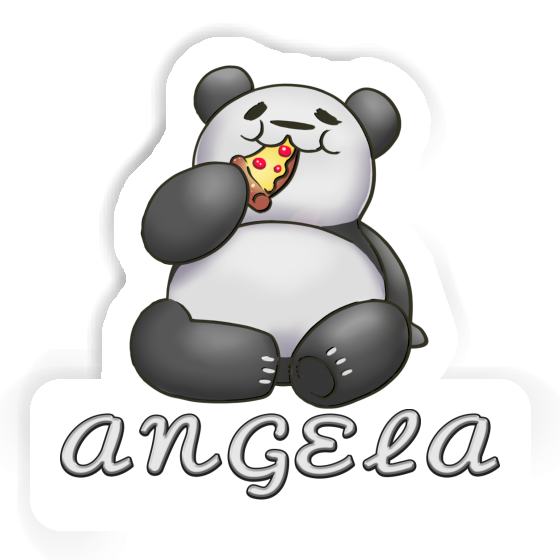 Angela Sticker Pizza Panda Laptop Image