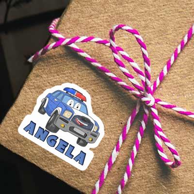 Aufkleber Polizeiauto Angela Gift package Image