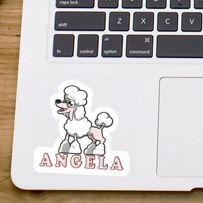 Sticker Angela Pudel Notebook Image