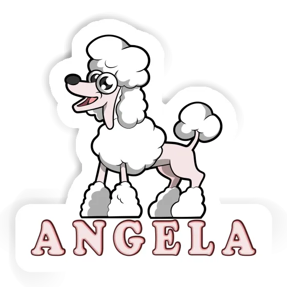 Sticker Angela Pudel Laptop Image