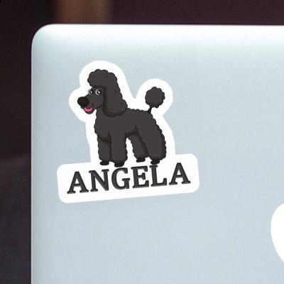 Sticker Angela Poodle Notebook Image