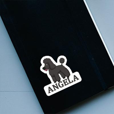 Angela Autocollant Caniche Laptop Image