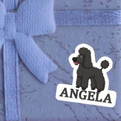 Sticker Angela Poodle Laptop Image