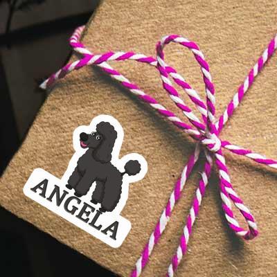 Sticker Angela Poodle Notebook Image