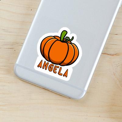 Pumpkin Sticker Angela Image