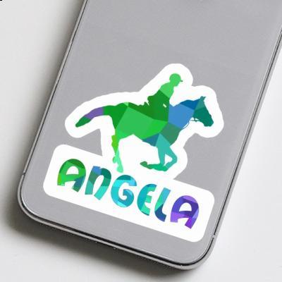 Angela Sticker Horse Rider Image