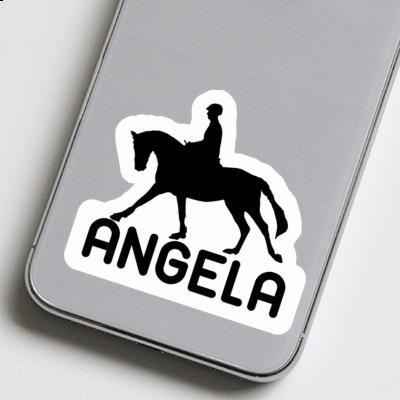 Angela Sticker Reiterin Laptop Image