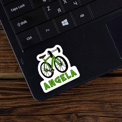 Angela Sticker Bicycle Laptop Image