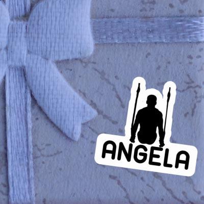 Autocollant Angela Gymnaste aux anneaux Image