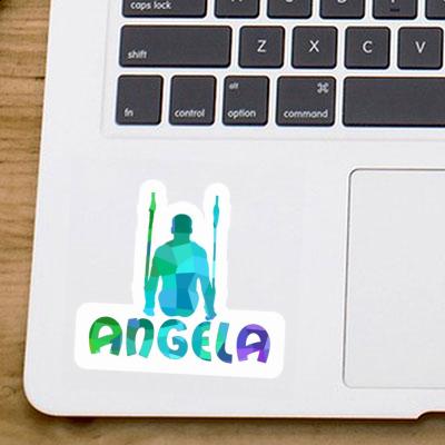 Ringturner Sticker Angela Laptop Image