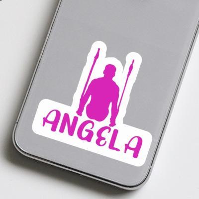Ringturnerin Aufkleber Angela Laptop Image