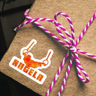 Autocollant Angela Gymnaste aux anneaux Gift package Image