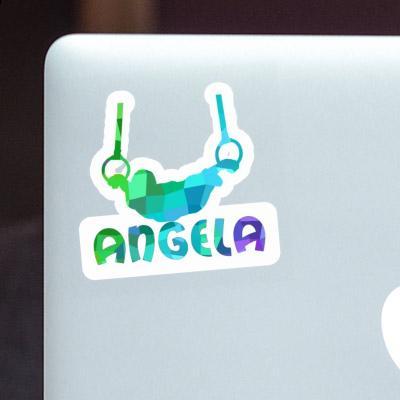Sticker Ring gymnast Angela Laptop Image