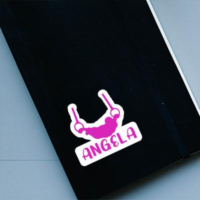 Aufkleber Ringturnerin Angela Notebook Image