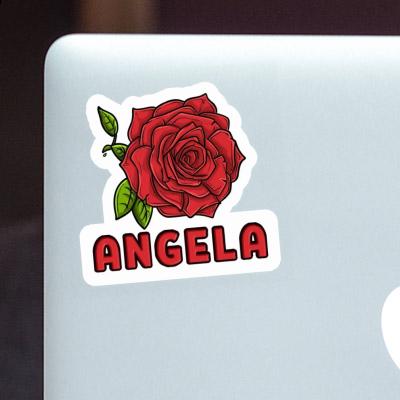 Autocollant Angela Fleur de rose Image