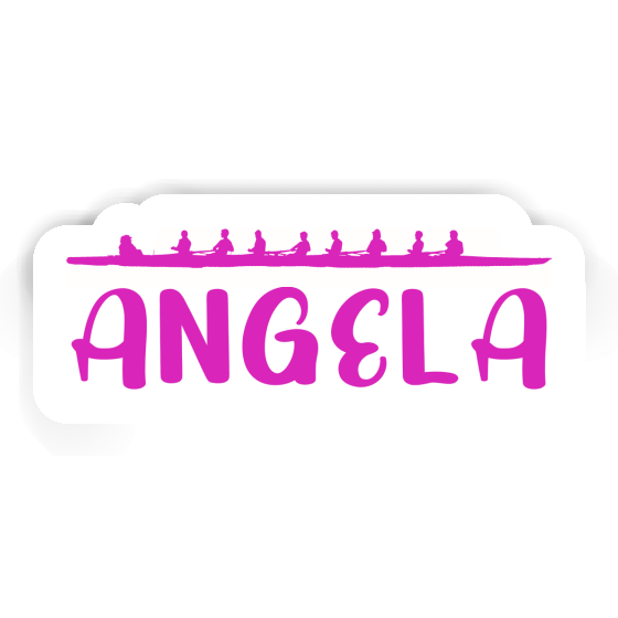 Ruderboot Sticker Angela Image