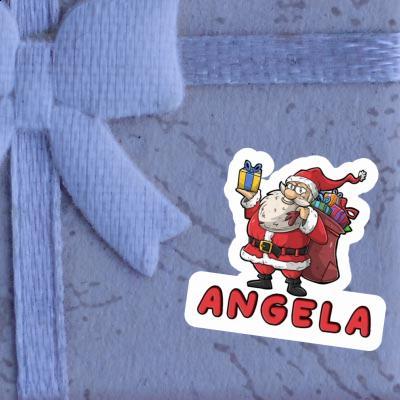 Weihnachtsmann Sticker Angela Laptop Image
