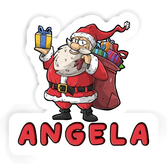 Weihnachtsmann Sticker Angela Notebook Image