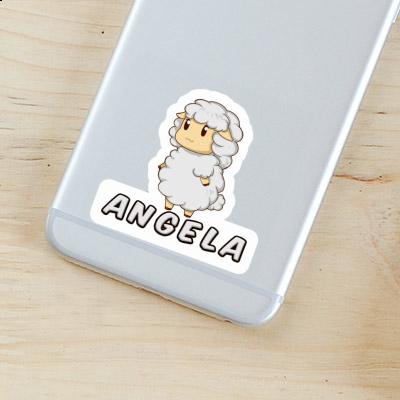 Sheep Sticker Angela Laptop Image