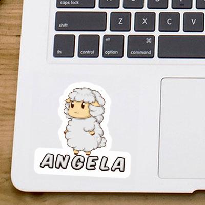 Aufkleber Angela Schaf Laptop Image