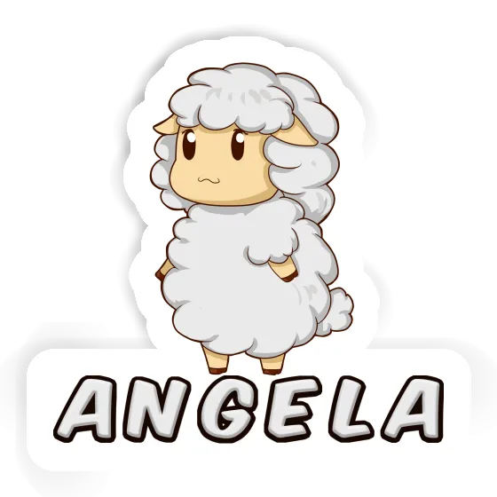 Autocollant Mouton Angela Notebook Image