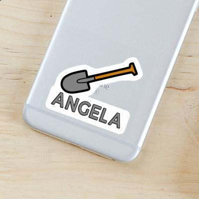 Angela Sticker Schaufel Notebook Image